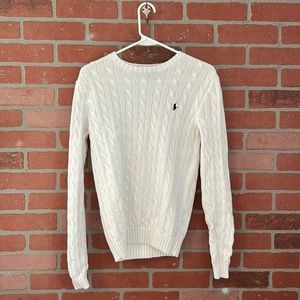 Ralph Lauren Cable-Knit Crewneck Sweater